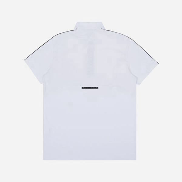 Camisas Polo Fila Hombre Blancas - Golf Solid S/S - España 412605PVY